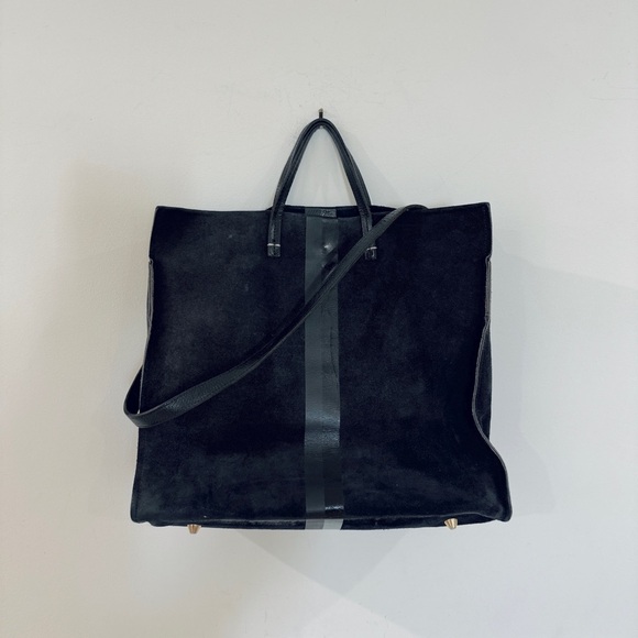 Clare V Navy and Black Satchel - Picture 3 of 16